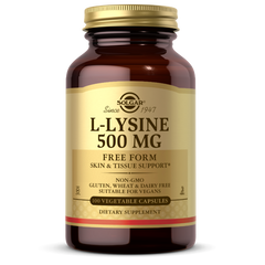 Аминокислота Лизин Solgar L-Lysine 500 мг 100 вег капсул