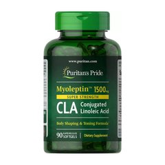 Кон'юговані лінолева кислота Пуританс Прайд / Puritan's Pride Myoleptin 1500 mg CLA (90 softgels)
