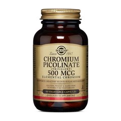 Пиколинат хрома Solgar Chromium Picolinate 500 mcg (60 veg caps)