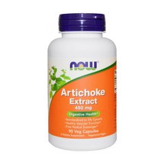 Экстракт Артишока Now Foods Artichoke extract 450 mg 90 вег капсул