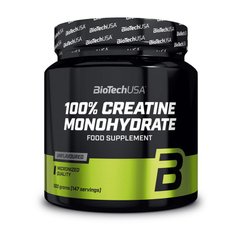 Креатин моногидрат BioTech Creatine Monohydrate 100% 500 г без вкуса