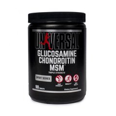 Глюкозамин Хондроитин МСМ Юниверсал / Universal Glucosamine Chondroitin MSM Sport Series для суставов (90 tab)