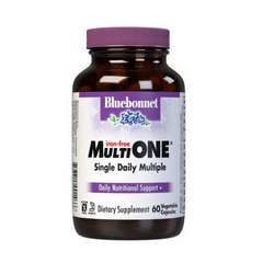 Комплекс мультивитаминов и мультиминералов Bluebonnet Nutrition Multi ONE Iron-Free (60 veg caps)