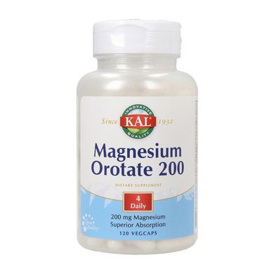 Магнію Оротат KAL Magnesium Orotate 200 (120 veg caps)