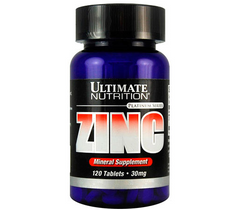Zinc (120 tabs) Ultimate Nutrition