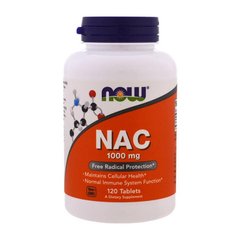 NAC 1000 mg (120 tabs) NOW