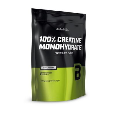 Creatine Monohydrate (пакет) (500 g, unflavored) 100% BioTech