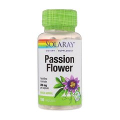 Пассифлора Соларай / Solaray Passion Flower 350 mg (100 veg caps)
