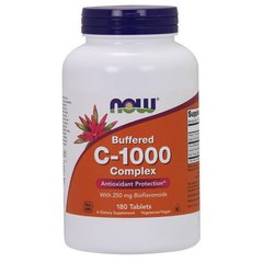 Витамин Ц-1000 буферизованный комплекс Now Foods Buffered C-1000 Complex (180 tabs)