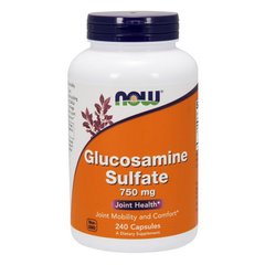 Глюкозамин сульфат Now Foods Glucosamine Sulfate 750 mg (240 caps)