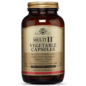 Мультивітаміни комплекс Solgar Multi II Multivitamin (180 veg caps)