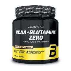 Амінокислоти ВСАА BioTech BCAA + Glutamine ZERO (480 g)
