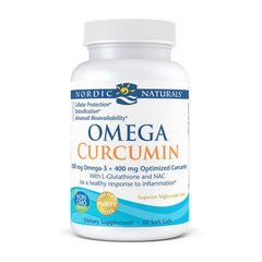 Омега-3 + Куркумин Nordic Naturals Omega Curcumin 1000 mg omega-3 + 400 mg curcumin (60 soft gels)