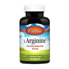 Аргинин в свободной форме Carlson Labs L-Arginine Free-Form Amino Acid 675 mg (90 caps)