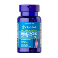 Гіалуронова кислота Puritan's Pride Hyaluronic Acid 20 mg (60 caps)