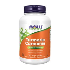 Экстракт корня куркумы (Curcuma longa) Now Foods Turmeric Curcumin 665 mg (120 veg caps)