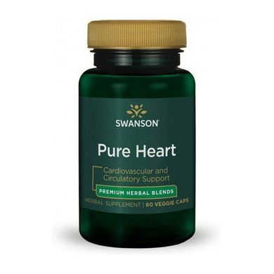 Витамины для поддержки сердечно-сосудистой системы Свансон / Swanson Pure Heart (60 veg caps)