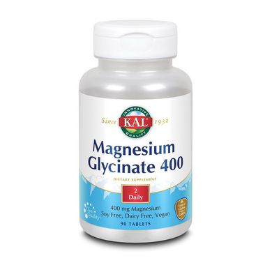 Глицинат Магнію KAL Magnesium Glucinate 400 (90 tab)