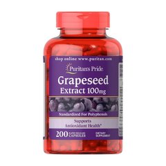 Экстракт виноградный косточек Пуританс Прайд / Puritan's Pride Grapeseed Extract 100 mg (200 caps)