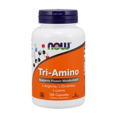 Комплекс аминокислот три амино Now Foods Tri-Amino (120 caps)