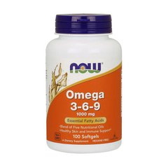 Жирні кислоти Omega 3-6-9 Now Foods 1000 мг 100 капсул