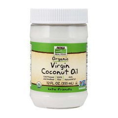 Органическое кокосовое масло Now Foods Coconut Oil Virgin organic (355 ml)