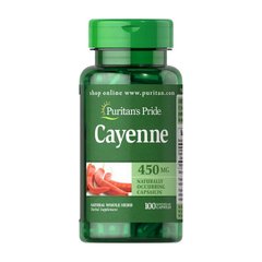 Кайенский перец Пуританс Прайд / Puritan's Pride Cayenne 450 mg (100 caps)