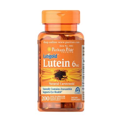 Lutein 6 mg (200 softgels) Puritan's Pride