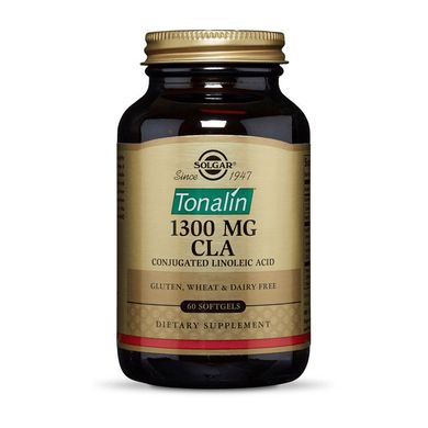 Жиросжигатель Тоналин Конъюгированная линолевая кислота Solgar Tonalin 1300 mg CLA (60 softgels)