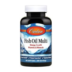 Рыбий жир Омега 3 Carlson Labs Fish Oil Multi (60 softgels)