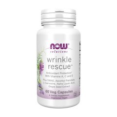 Комплекс антиоксидантов от морщин Now Foods Wrinkle rescue (60 veg caps)