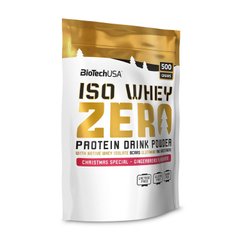 Протеин Изолят Iso Whey Zero (500 g gingerbread) BioTech