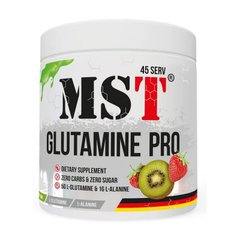 Амінокислота L-Глютамін Про зеро МСТ / MST Glutamine Pro zero (315 g, strawberry-kiwi)