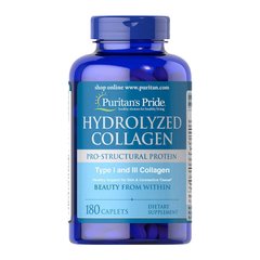 Hydrolyzed Collagen 1000 mg (180 caplets) Puritan's Pride
