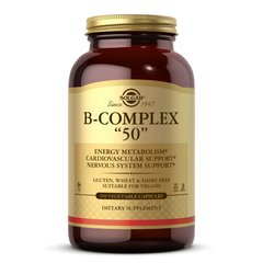 Комплекс витаминов группы Б Solgar B-Complex "50" (250 veg caps)