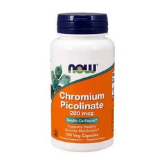 Пиколинат хрома Now Foods Chromium Picolinate 200 mcg (100 caps)