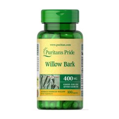 Экстракт коры белой ивы Puritan's Pride Willow Bark 400 mg (100 caps)