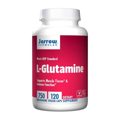 Л-Глютамин Jarrow Formulas L-Glutamine 750 mg (120 veg caps)