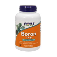 Бор (з кальцію борглюконата) Нау Фудс / Now Foods Boron 3 mg 100 caps