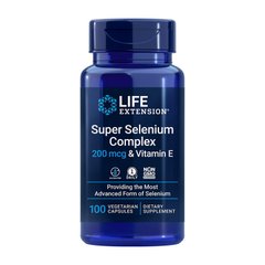 Супер комплекс "Селена" з вітаміном Е Life Extensio Super Selenium Complex 200 mcg & Vitamin E (100 caps)