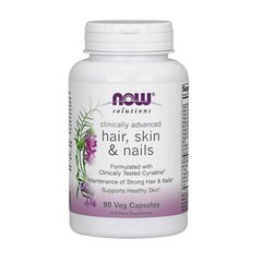 Комплекс вітамінів для волосся, шкіри та нігтів Now Foods Hair, Skin & Nails 90 veg caps