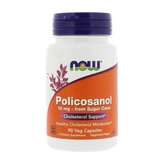Поликосанол Now Foods Policosanol 10 mg 90 вег капсул