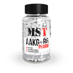 Аргинин альфа кетоглутарат (ААКГ) + витамин Б6 МСТ / MST AAKG+B6 PHARM 120 caps / капсул