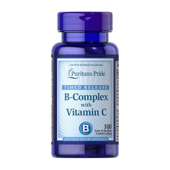 Комплекс витаминов Б и витамина Ц Puritan's Pride B-Complex with Vitamin C (100 caplets)