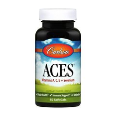 Комплекс витамины A, C, E + селен Carlson Labs ACES Vitamins A,C,E + Selenium (50 sgels)
