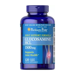 Глюкозамин гидрохлорид для суставов и связок Puritan's Pride Glucosamine HCL 1500 mg (120 caplets)