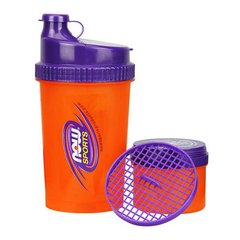 Шейкер Now Foods Sports Shaker 2 in 1 (700 ml) оранжевый