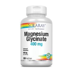 Магний (в виде глицината магния) Solaray Magnesium Glycinate 400 mg (120 veg caps)
