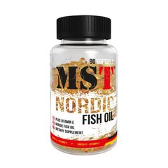 Північний риб'ячий жир (омега-3) МСТ / MST жирні кислоти Nordic Fish Oil 90 softgels / капсул