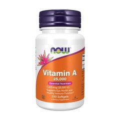 Вітамін А Now Foods Vitamin A 25,000 250 IU капсул